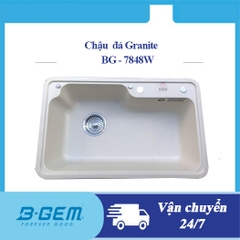 Chậu Rửa Đá Granite Cao Cấp B-Gem Model BG-7848W