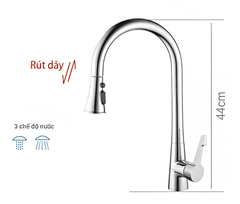 Vòi Rửa Chén Nóng Lạnh Cao Cấp B-Gem Model BG-V04