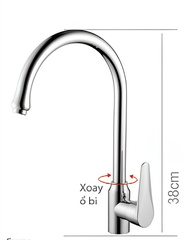 Vòi Rửa Chén Nóng Lạnh Cao Cấp B-Gem Model BG-V07