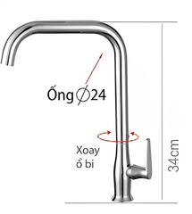 Vòi Rửa Chén Lạnh Cao Cấp B-Gem Model BG-L08K