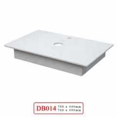 Bàn Đá Trắng KT (60X40 _70X44_70X49) BD014TR7049