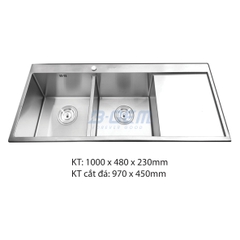 Chậu Rửa Chén Cao Cấp B-Gem Model BG-10048T