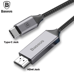 Cáp Chuyển Đổi Baseus USB-C Sang HDMI Hỗ Trợ Xuất Video 4K 60Hz 1.8M