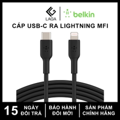 Cáp Sạc Belkin BOOST↑CHARGE™ USB-C Ra Lightning 30W MFi 1M - CAA003bt1M
