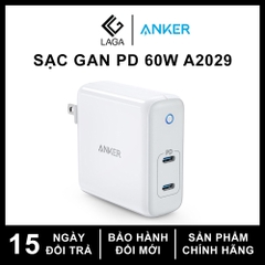 Cốc Sạc Anker PowerPort Atom PD 2 60W [Công Nghệ GaN] - A2029