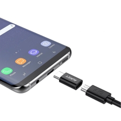 Đầu Chuyển OTG Aukey Micro-USB 2.0 Ra USB-C Tốc Độ 480mbps CB-A2