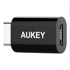 Đầu Chuyển OTG Aukey Micro-USB 2.0 Ra USB-C Tốc Độ 480mbps CB-A2