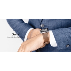 Dây Đeo SwitchEasy Classic Genuine Leather Apple Watch (Size 38/40/41/42/44/45mm) (Series 1-7/SE)