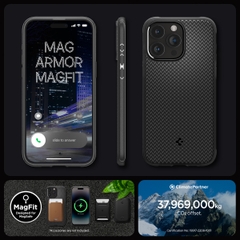 Ốp Lưng Spigen Mag Armor MagFit Cho iPhone 15 Pro Max / 15 Pro