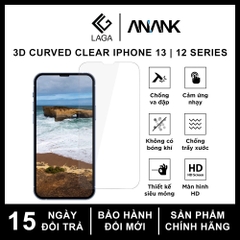 Kính Cường Lực ANANK 3D Curved Clear iPhone 13 Series / iPhone 12 Pro Max / 12 Pro / 12 / 12 Mini