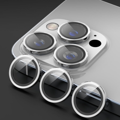 Kính Cường Lực Camera Lens Mipow Kingbull TitanShield Cho iPhone 15 Pro Max / 15 Pro