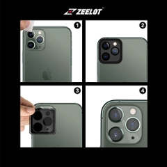 Kính Cường Lực Camera Lens Zeelot iPhone 11 Pro Max / 11 Pro / 11 [Kèm Miếng Dán Mặt Sau]