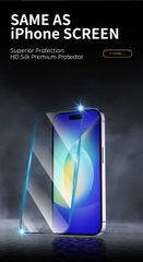 Kính Cường Lực / Chống Nhìn Trộm / Chống Vân Tay Mipow Kingbull HD Premium Cho iPhone 15 Pro Max / 15 Pro / 15 Plus / 15