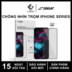 Kính Cường Lực / Chống Vân Tay / Chống Nhìn Trộm Zeelot PureGlass Lưới Thép Chống Bụi Loa iPhone 12 Pro Max / 12 Pro / 12 / 12 Mini