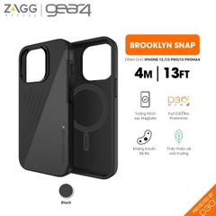 Ốp Lưng Magsafe Gear4 D3O Brooklyn Snap 4M iPhone 13 Pro Max / 13 Pro / 13