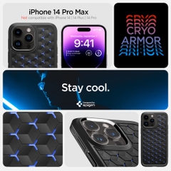 [PHIÊN BẢN GIỚI HẠN] Ốp Lưng SPIGEN CRYO ARMOR iPhone 14 Pro Max [Tặng MIPOW KING BULL ULTRA HD + Ly Giữ Nhiệt Cao Cấp]