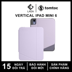 Ốp Lưng Tomtoc Vertical iPad Mini 6 - Hỗ Trợ Sạc Không Dây Cho Apple Pencil Thế Hệ 3