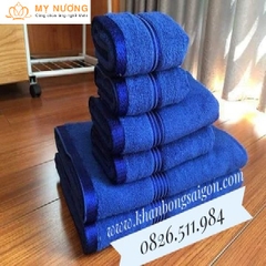 ComBo Bộ 6 khăn cotton cao cấp (Blu)