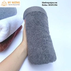 Khăn quấn đầu màu xám (35x80cm)