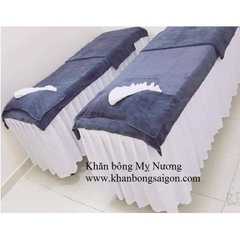Khăn  trải giường spa màu Xám