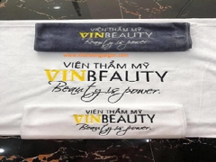 Khăn quấn đầu spa thêu logo (Mẫu 4)