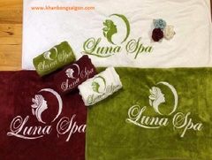 Khăn đắp body spa thêu logo (Mẫu 5)