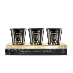 XERJOFF - BLACK SCENTED CANDLES - 3x60G