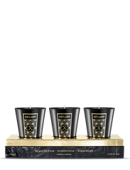 XERJOFF - BLACK SCENTED CANDLES - 3x60G
