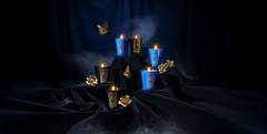 XERJOFF - BLACK SCENTED CANDLES - 3x60G