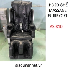 HDSD GHẾ MASSAGE FUJIIRYOKI AS 810