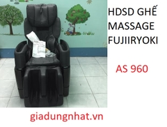 HDSD GHẾ MASSAGE FUJIIRYOKI AS 960