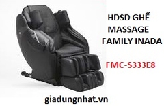 HDSD GHẾ MASSAGE FAMILY INADA S33EE8.