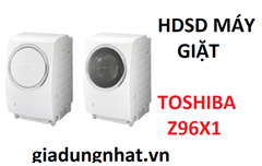 HDSD MÁY GIẶT TOSHIBA TW Z96X1