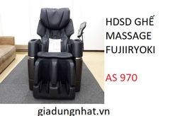 HDSD GHẾ MASSAGE FUJIIRYOKI AS 970