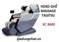 HDSD GHẾ MASSAGE  TAIJUTSU  KC 8600 NHẬT NỘI ĐỊA  PHIÊN BẢN TRỊ LIỆU DATE 2022 NEW NGUYÊN HỘP