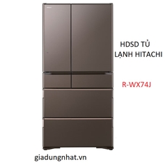 HDSD TỦ LẠNH HITACHI R-WX74J