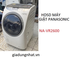 HDSD MÁY GIẶT SẤY  BLOCK PANASONIC NA-VR2600