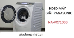 HDSD MÁY GIẶT PANASONIC NA-VX 7100