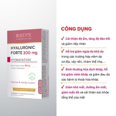 Combo 2 B17 Thực phẩm bảo vệ sức khỏe Hyaluronic Forte 300mg - Biocyte