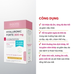 B17C Thực phẩm bảo vệ sức khỏe Hyaluronic Forte 300mg - Biocyte