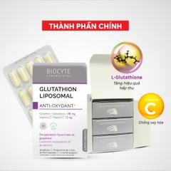 B19C Thực phẩm bảo vệ sức khỏe Glutathion Liposomal - Biocyte