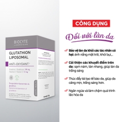 B19C Thực phẩm bảo vệ sức khỏe Glutathion Liposomal - Biocyte