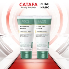 Combo 2 B12 Dầu gội hỗ trợ giảm gãy rụng tóc Keratine Forte Shampooing - Biocyte