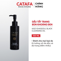 Combo 2 I54 Dầu tẩy trang Ghassoul Black Cleansing Oil - IASO