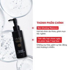 Combo 2 I54 Dầu tẩy trang Ghassoul Black Cleansing Oil - IASO