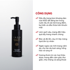 Combo 2 I54 Dầu tẩy trang Ghassoul Black Cleansing Oil - IASO