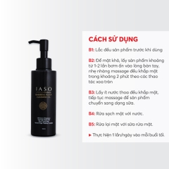 I54 Dầu tẩy trang Ghassoul Black Cleansing Oil - IASO
