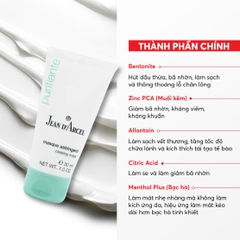 J12 Mặt nạ giúp làm sạch, giảm dầu và giảm đỏ da Clearing Mask - Jean d'Arcel