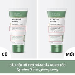 Combo 2 B12 Dầu gội hỗ trợ giảm gãy rụng tóc Keratine Forte Shampooing - Biocyte