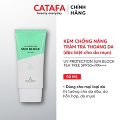 T61 Kem chống nắng UV Protection Sun block TeaTree (SPF50+, PA+++) - The Skin House